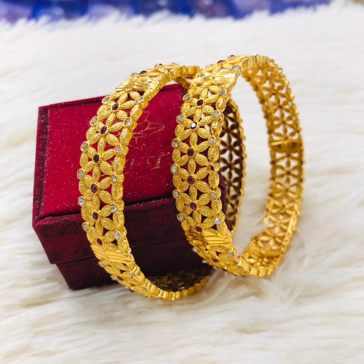 New Gold Plated Bangles churi for Women