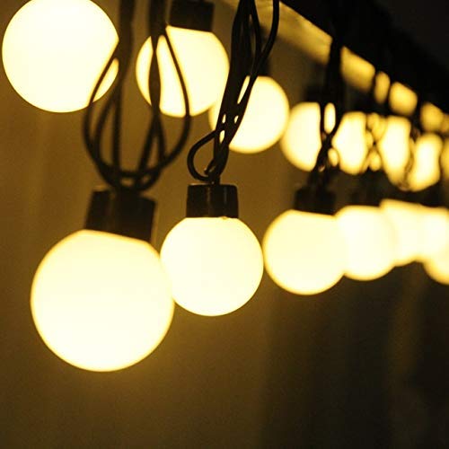 Home Decor- Led lights room decoration lights creative colorful light bulbs outdoor waterproof layout birthday surprise 4 cm ball Warm white EU
