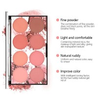 Miss rose 8 Colors Blusher Palette