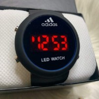 1 Piece of black color for men watch the new LED