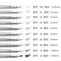 badgeSuperior Needle Drafting Pen,Professional Technical Drawing Pens (Pack of 10)