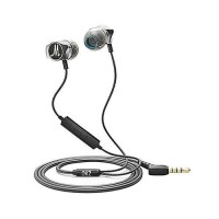 DM7 Zinc Alloy Hifi Super Bass In Ear Earphones - Black