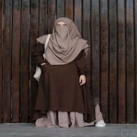 Dubai Cherry Full Set 4 Part Borka For Women Fashion Square BD