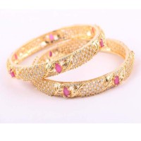 Gold Plated Churi Bangels