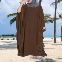 Kaftan Abaya Bourka For Women ( DUBAI CHERRY FABRIC)