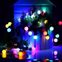 LED Color Changing Fairy Light Ball Shaped - 28 bulbs, LED Ball Shaped String Fairy Lights Multi-color, 28 LED Ball light, Party, Wedding decoration