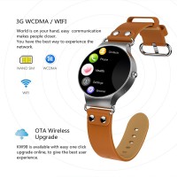 KINGWEAR KW98 3G ANDROID 5.1 SMARTWATCH WIFI PLAY-STORE BROWN