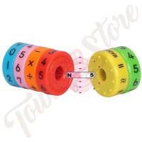 Magnetic Arithmetic Learning Toys, Intelligence Brain Developing Toy Math Blocks Game Educational Toys for Children Gifts (1 set, 6 Pieces)