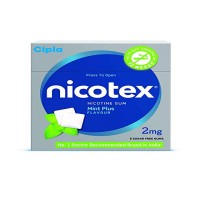 Nicotex Chewing Gum Mint - 2gm 1Box 9P INDIAN