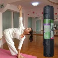 Portable Yoga Pilates Mat Mesh Case Bag Oxford Exercise Workout Carrier 67cm
