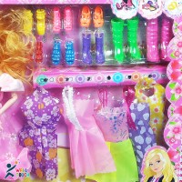 badgeModern pretty girls and Stylish Double Barbie DOLL, Wonderful Toy With Dress& Accessories For kids & Girls