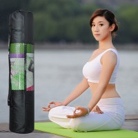 Portable Yoga Pilates Mat Mesh Case Bag Oxford Exercise Workout Carrier 67cm