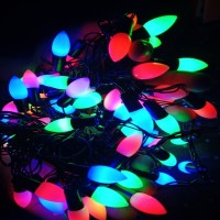 40 LED Color Changing Fairy Lights, LED Rocket Shaped String Fairy Lights Multi-Color, 40 LED Rocket light, Party, Wedding Decoration, Holiday Lights