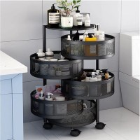 5 Layer 360 degree rotating vegetable shelf Kitchen storage rack.