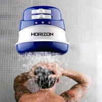 Electric Instant Hot Water Shower-White and blue