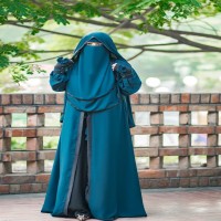 Arabian Mohua Burkha Jorjet Borkha Dubai Cherry Georgette Borkha For Stylish Women Borka By Style Fix
