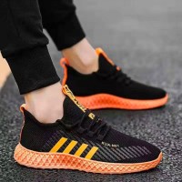 Kua N01 Orange & Black Sneakers