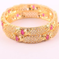 Gold Plated Churi Bangels