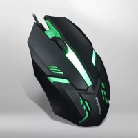 M6 7 Color Light Gaming Mouse - Black