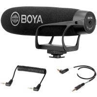 BOYA BY-BM2021 LIGHTWEIGHT SUPER CARDIOID VIDEO MICROPHONE