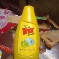 rix Dishwashing Liquid 750ml (Bottle & Refill Combo) Lemon Fragrance for Scratch-Free Sparkling Clean Dishes, removes grease stains