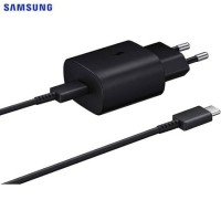 Samsung 25W Super fast charger with C to C cable - White