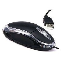USB Wired Mouse - Black colo