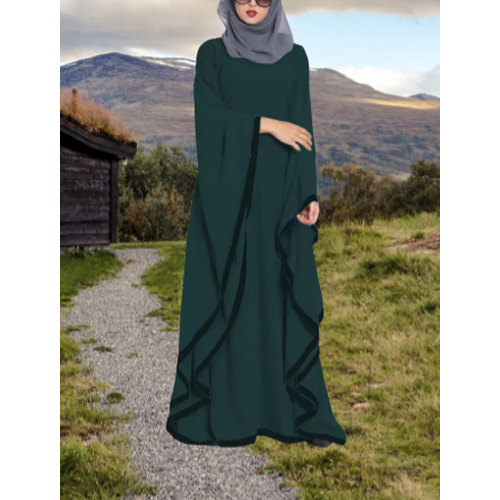 Kaftan Abaya Bourka For Women ( DUBAI CHERRY FABRIC)