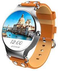 KINGWEAR KW98 3G ANDROID 5.1 SMARTWATCH WIFI PLAY-STORE BROWN