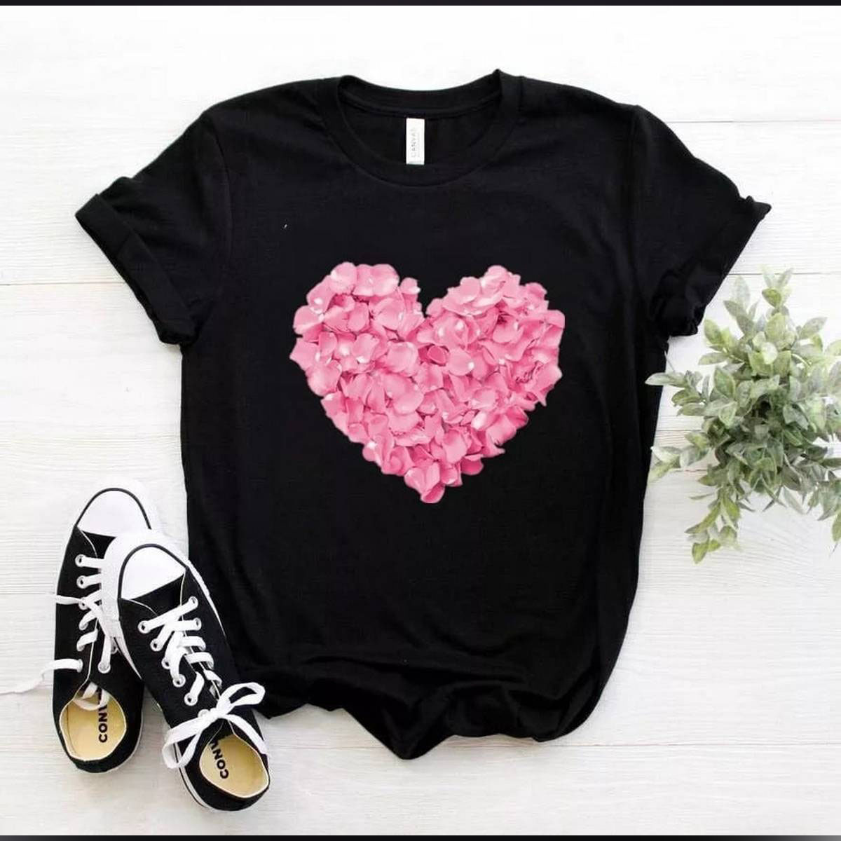 Ladies Short Sleeve Cotton T-Shirt
