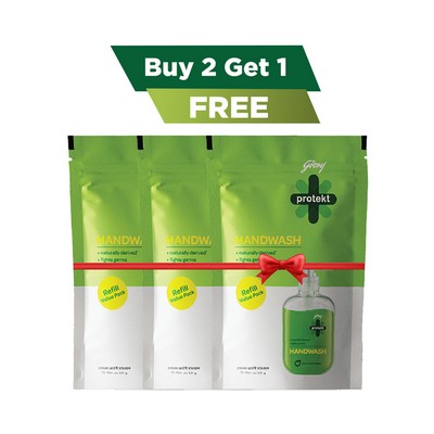 Protekt Handwash Refill 170ml Buy 2 Get 1 Free