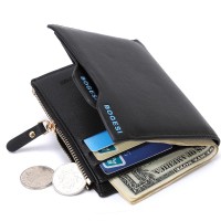 Menbense Wallet for Men Soft Leather wallet with removable card slots multifunction men purse top quality Wallet