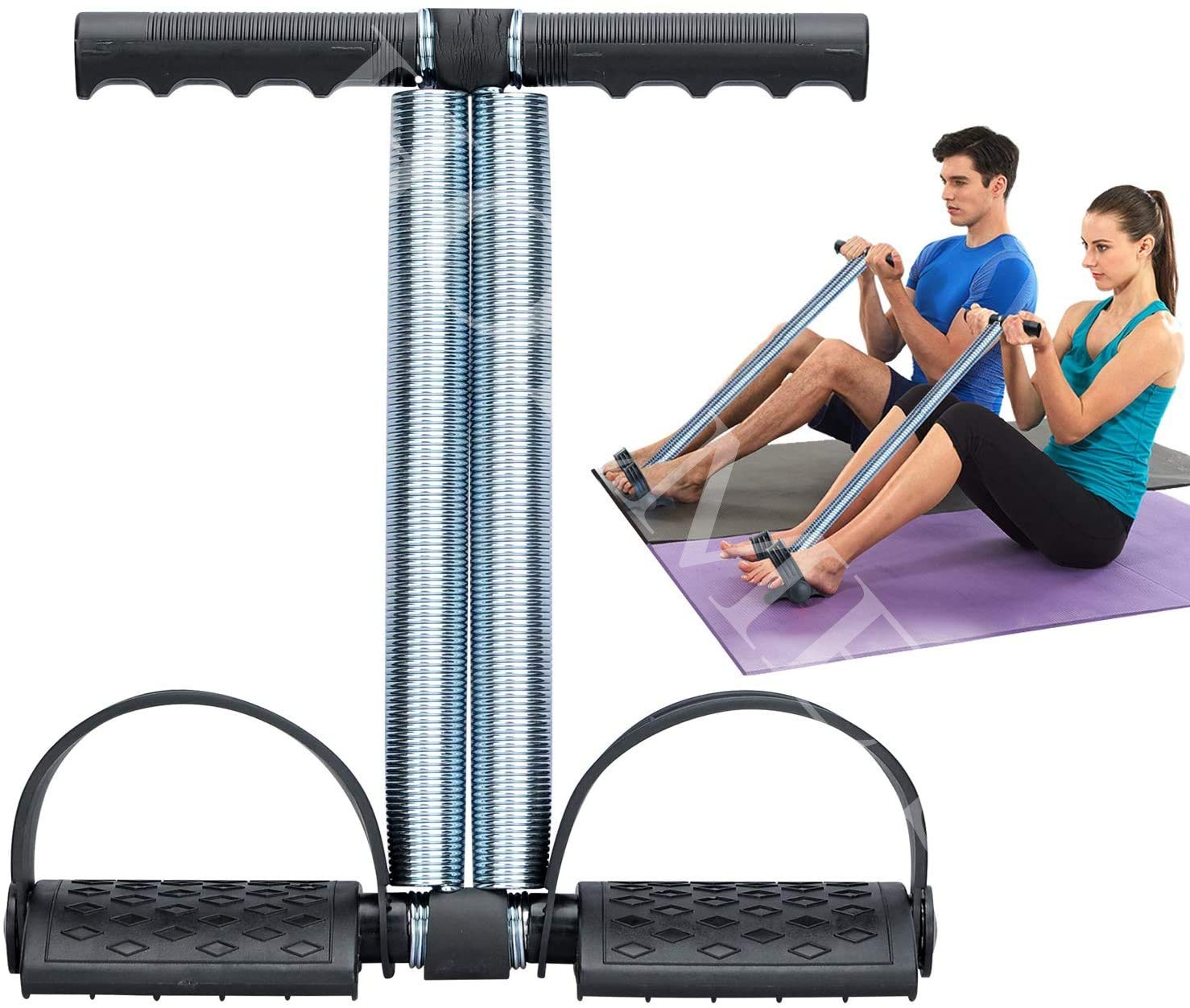 Tummy Trimmer for Men & Women Fitness Equipment Gym (Double Spring)