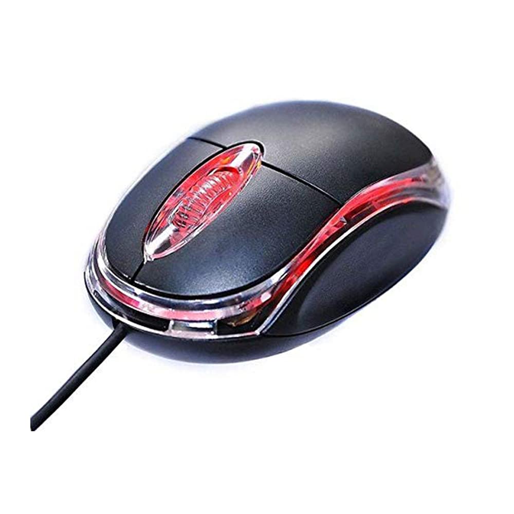 USB Wired Mouse - Black colo