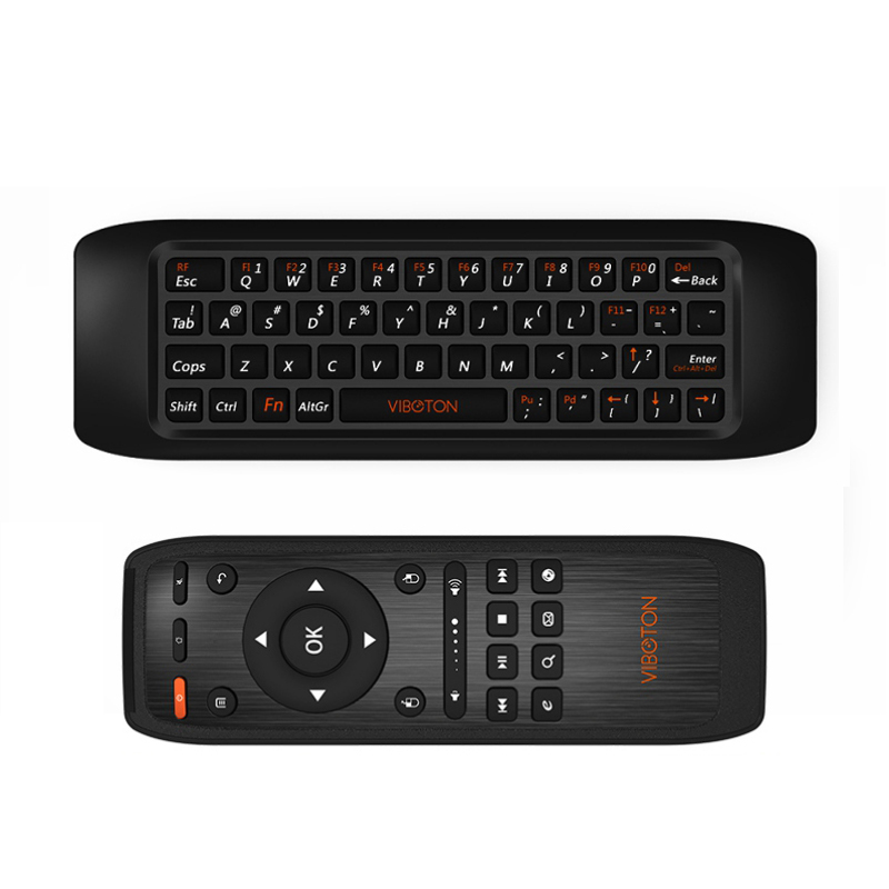 Viboton 2. Fly Air Mouse Raspberry Pi 3 Wireless Keyboard Remote Control Learning Keyboard Combo For Android Box Computer